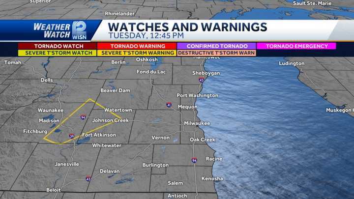 Severe thunderstorm warning expires for Dodge and Jefferson counties