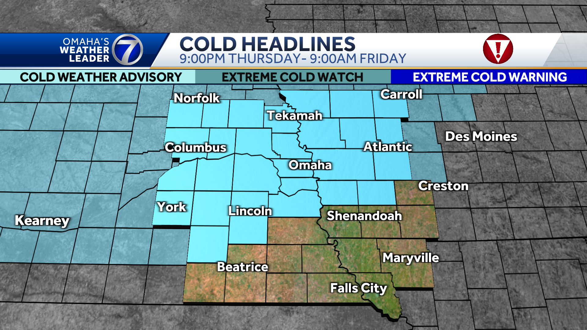 Omaha weather: Brutal stretch of dangerous cold - KETV