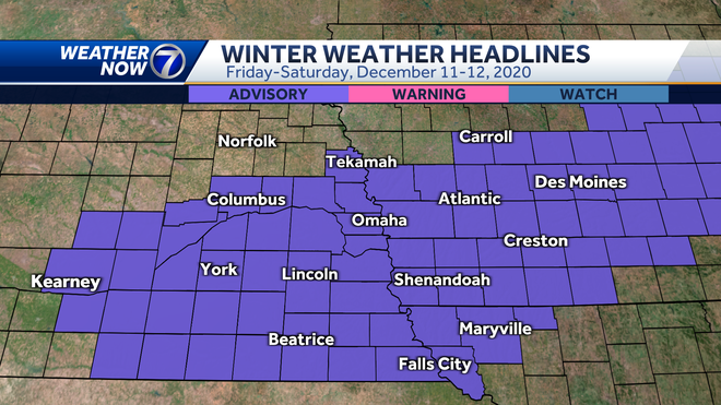 SNOW FORECAST: 3 to 4 inches of snow expected in the Omaha metro by ...