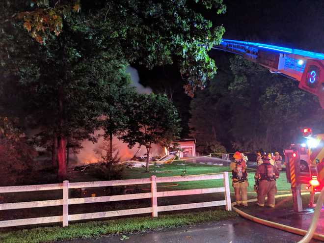 Howard County house fire leads to explosion overnight