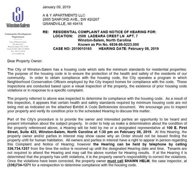 Councilwoman offers help for apartment complex to treat mold that