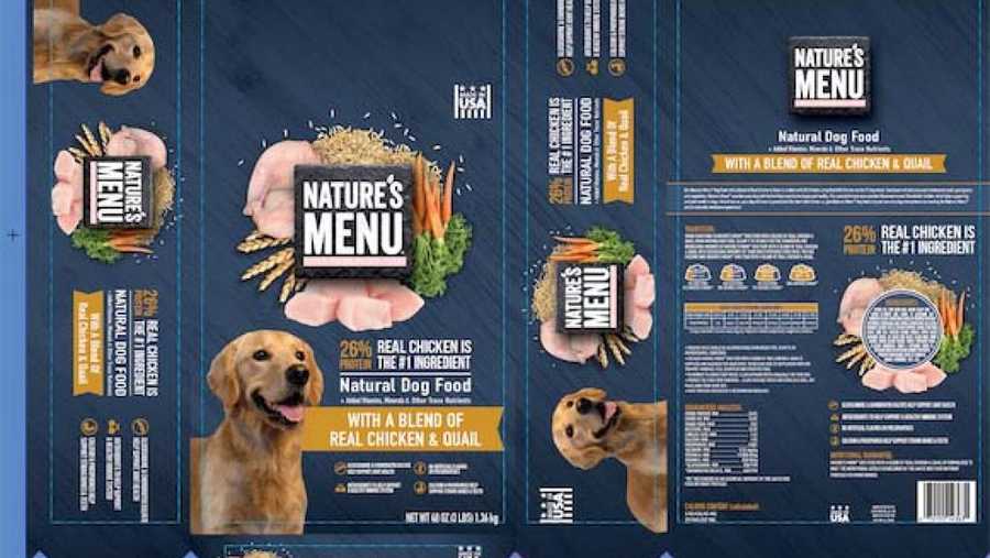 Recall: Nature's Menu dog food