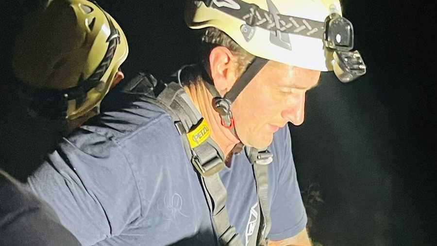 Nashua fire crews rescue missing dog trapped at Mine Falls