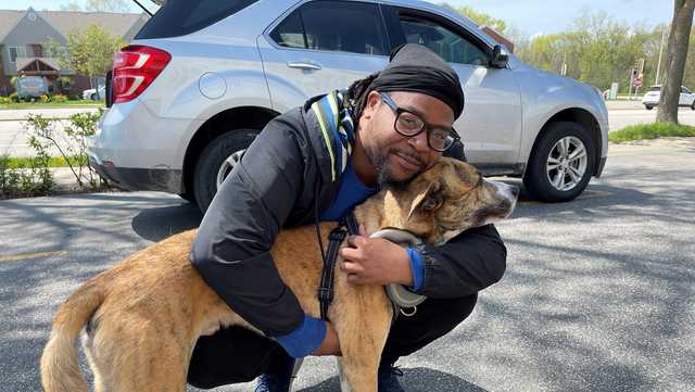 Owner reunited with dog after it jumped from day care roof - Vimarsana News