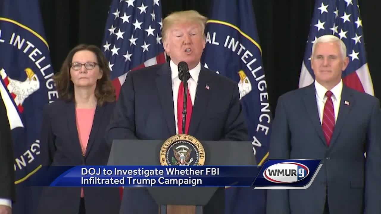 Justice Department To Investigate Whether FBI Infiltrated Trump Campaign