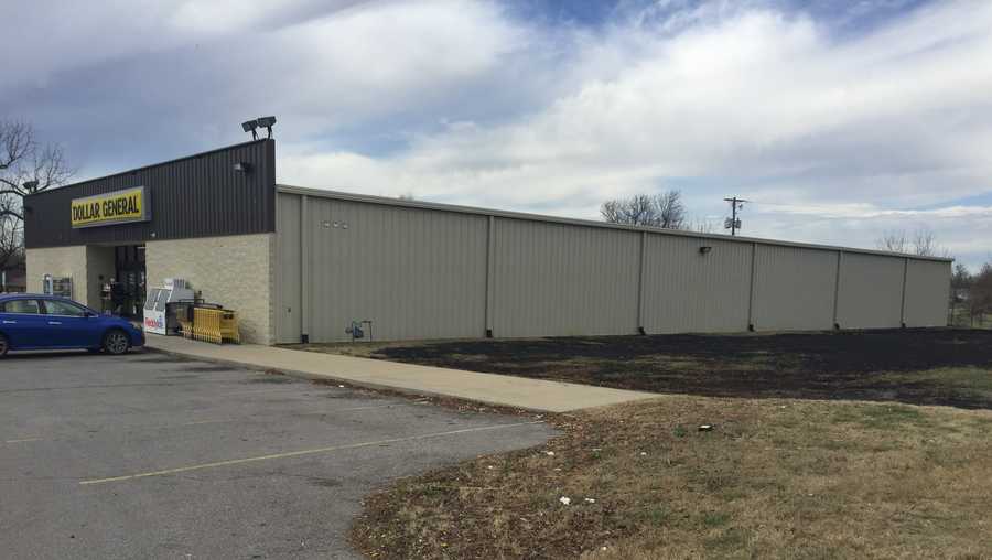 Fire near Kum & Go and Dollar General on Main St. in Farmington