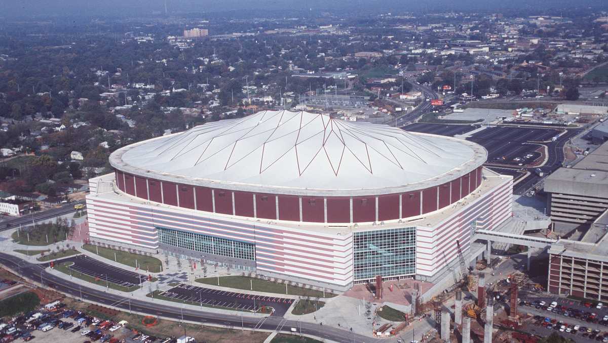 New $1.6B Mercedes-Benz Stadium Rises; Georgia Dome To Be Destroyed