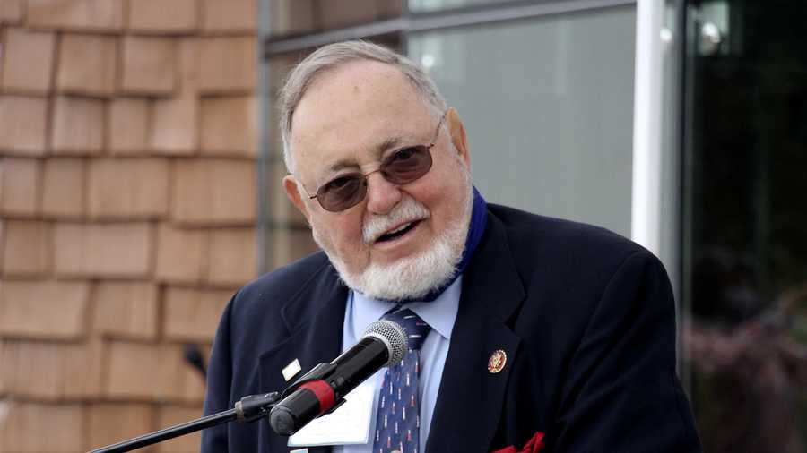 In this Aug. 26, 2020, file photo, U.S. Rep. Don Young, an Alaska Republican, speaks during a ceremony in Anchorage, Alaska.