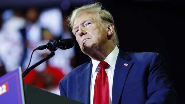 Republican presidential candidate, former U.S. President Donald Trump speaks at a campaign rally at the Liacouras Center on June 22, 2024 in Philadelphia, Pennsylvania. Earlier today Trump delivered remarks at the Faith and Freedom Road to Majority conference in Washington D.C.