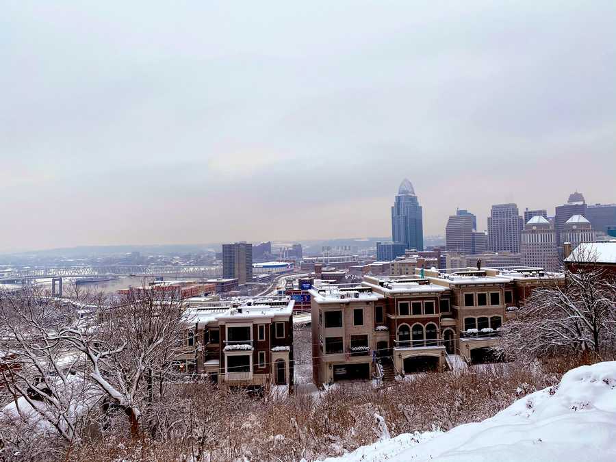 PHOTOS Up to 10 inches of snow blankets Cincinnati, Northern Kentucky