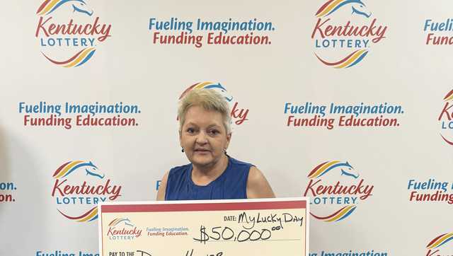 Kentucky woman wins $50K on lottery, says she'll use it to reunite with sister