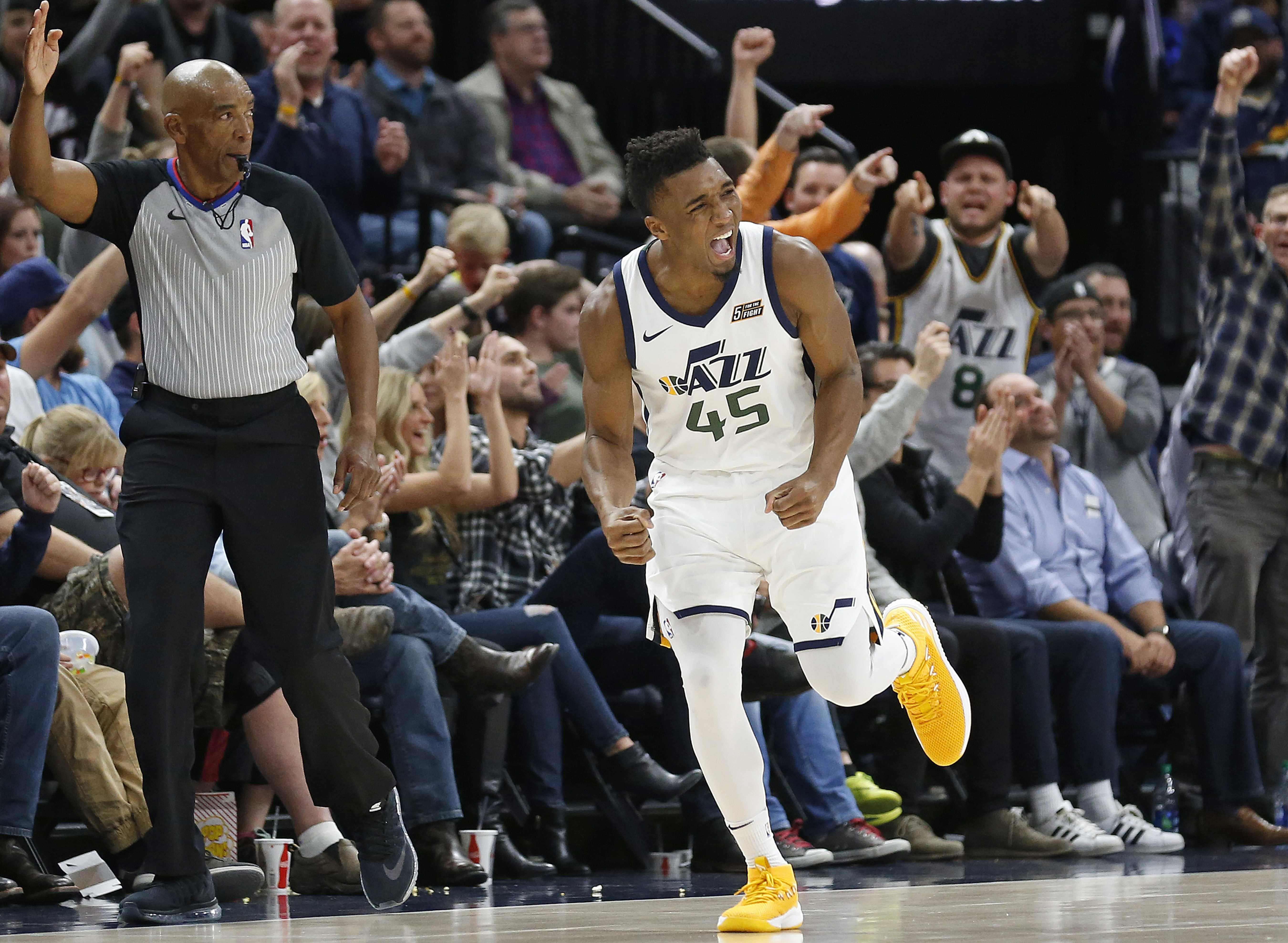 Donovan Mitchell Earns NBA Rookie Of The Month Honors