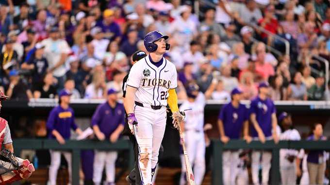 LSU first baseman Jared Jones drafted by the Pittsburgh Pirates in ninth round
