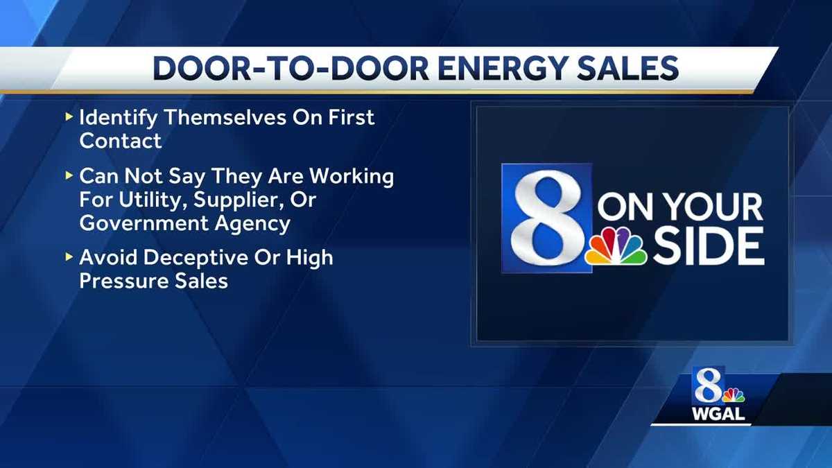 How to tell if a doortodoor energy sales person is legit