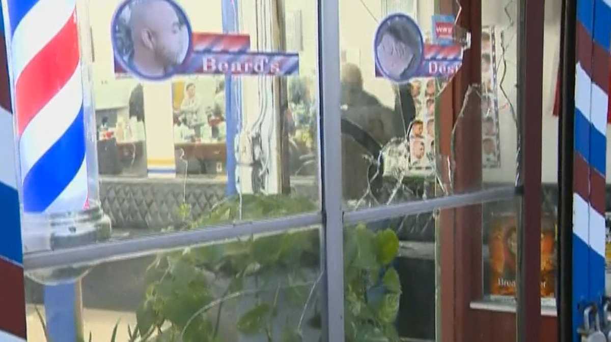 Man smashes up Boston barbershop with baseball bat, police say