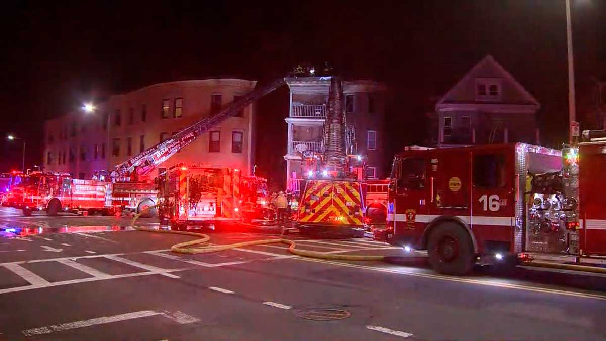 1 rescued, 6 displaced by fire at multi-family home in Dorchester