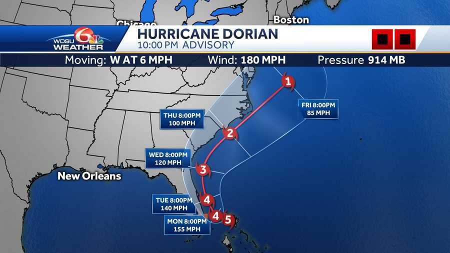 Hurricane Dorian continues northwest Bahamas landfall