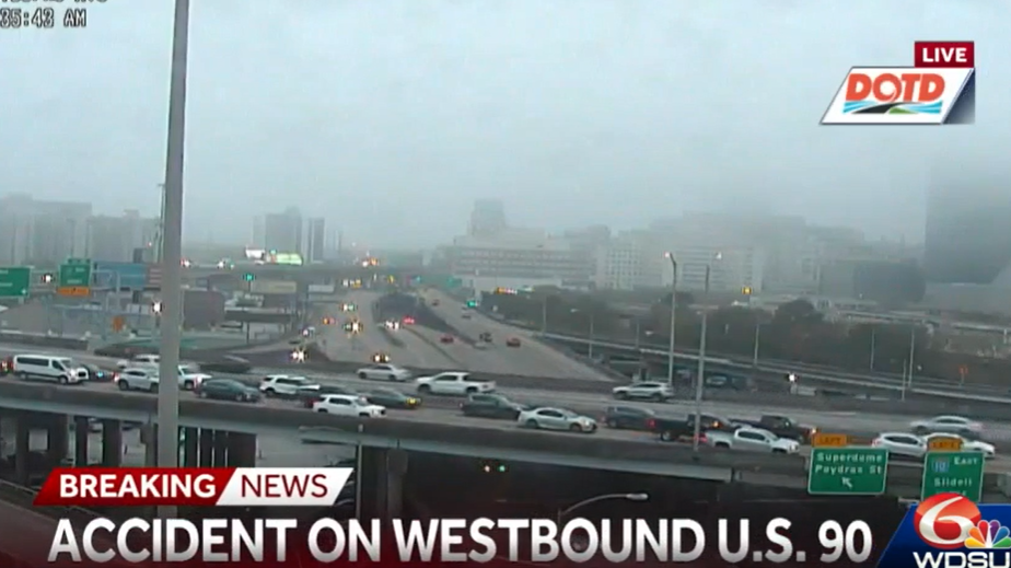 Pontchartrain Expressway crash clears