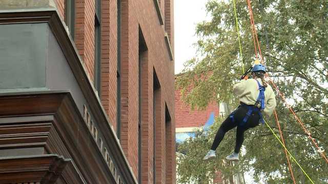 Repelling with a cause 'Over the Edge' event helping two Louisville organizations - Vimarsana News