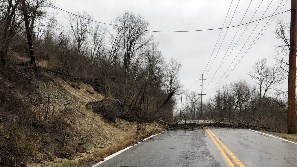 Heavy downpour causes mudslides and other problems for drivers