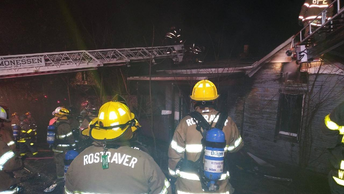 Crews spend hours at scene of house fire in Westmoreland County