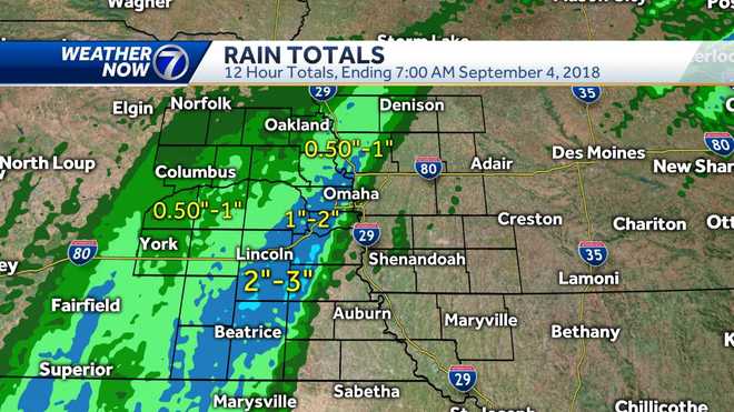 Flash flood warning issued for Omaha metropolitan area