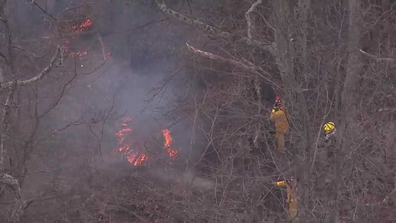 Part Of Jefferson Memorial Forest Closed As Firefighters Battle Blaze