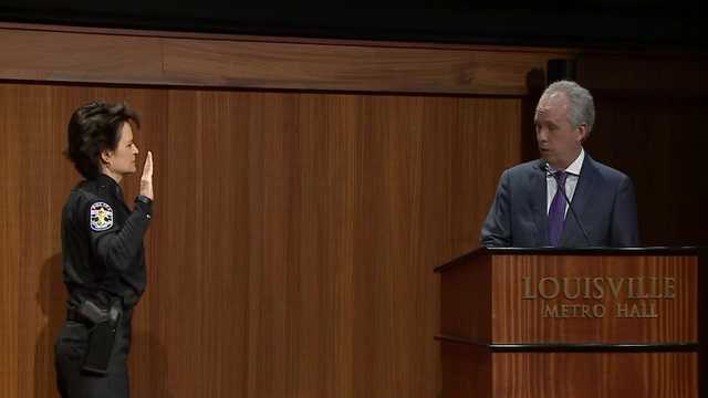 Swearing-in ceremony for new police chief marks new era for LMPD - Vimarsana News
