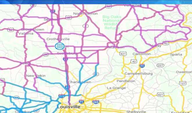 Louisville Ky Traffic Map Traffic: Major Roads Mostly In Good Shape, Some Hazards On Side Streets