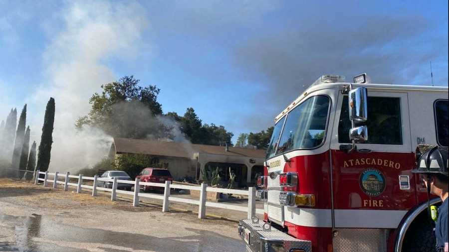 Three dogs killed, 10 people displaced in Atascadero house fire