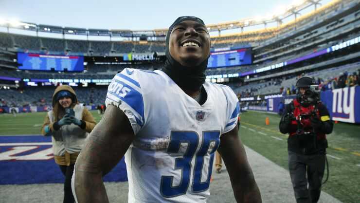 Saints signing ex-Lions RB Jamaal Williams to 3-year, $12 million