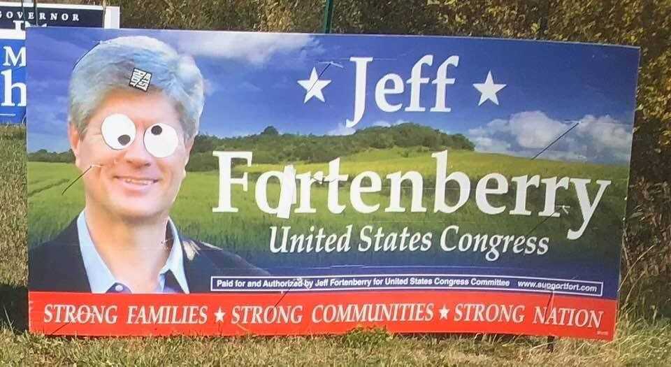 UNL Professor Cited For Vandalizing Political Signs