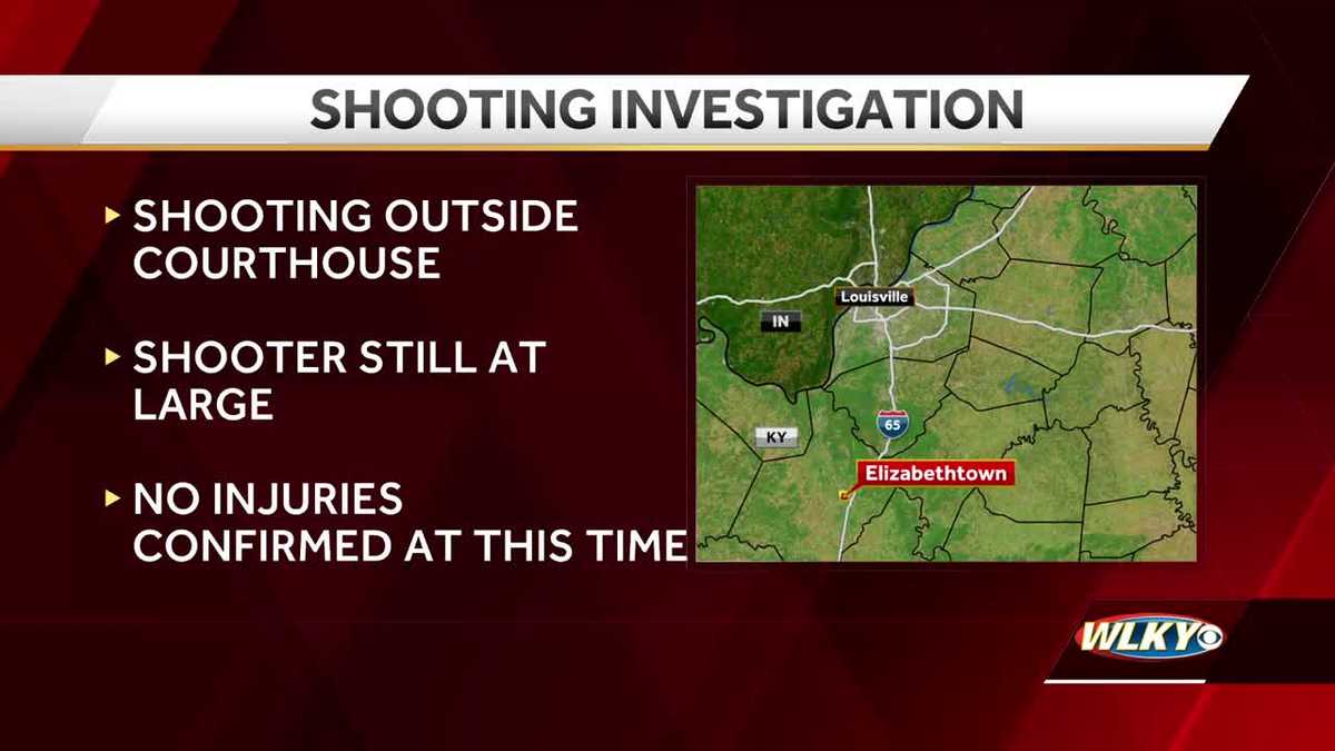 3 people shot outside Hardin County Courthouse; shooter at large