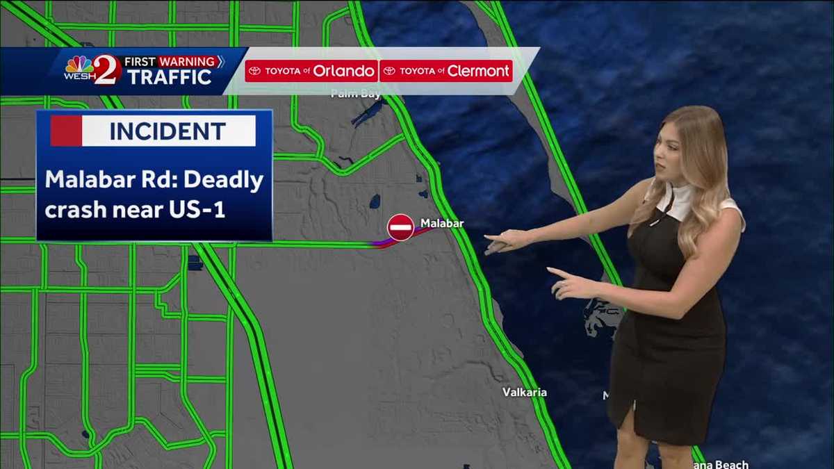 Deadly crash in Palm Bay shuts down a part of Malabar Road