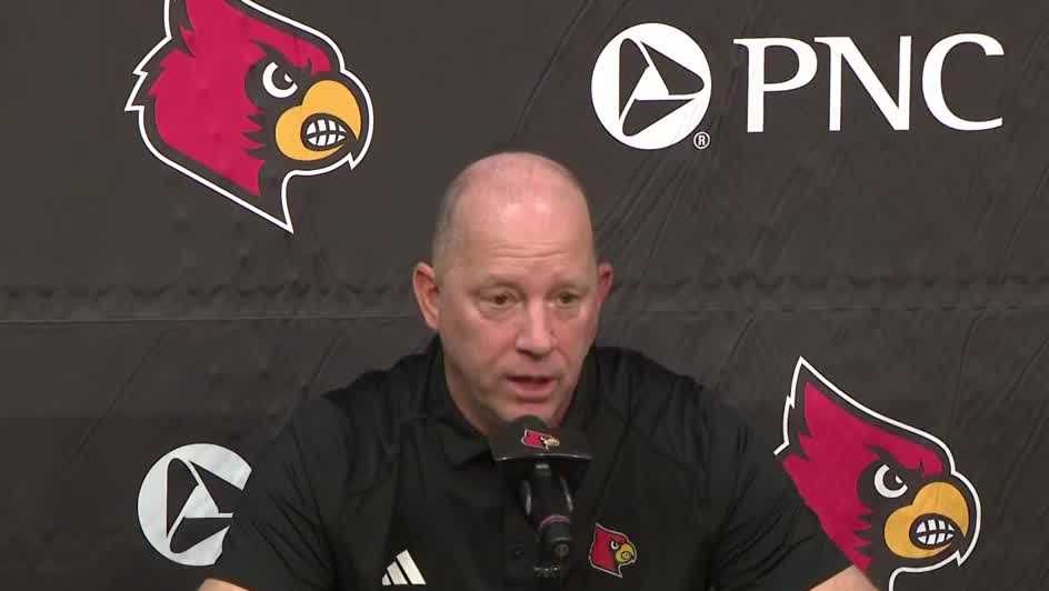 UofL head coach Jeff Brohm speaks ahead of Kentucky rivalry game