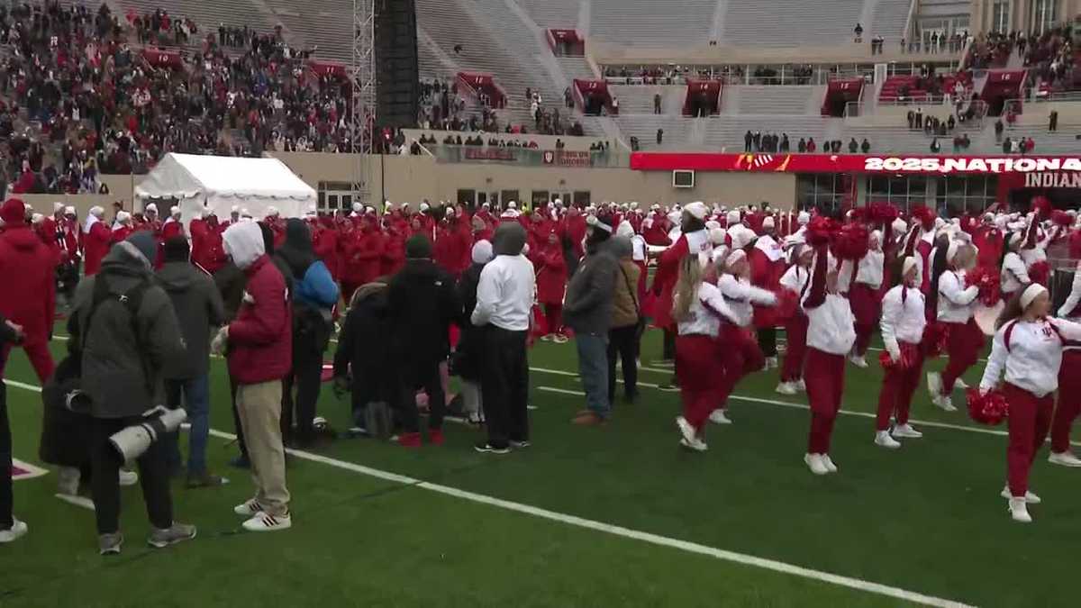 WATCH | Indiana University national championship celebration in Bloomington