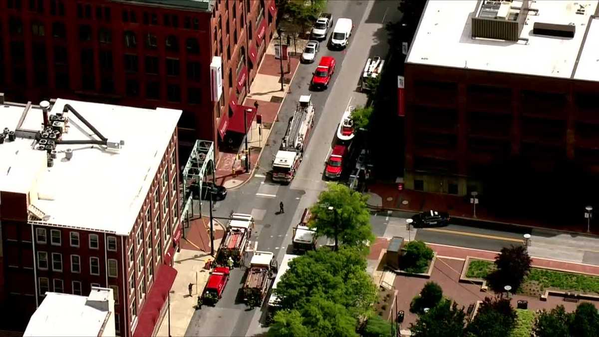 Gas leak impacts streets in downtown Baltimore