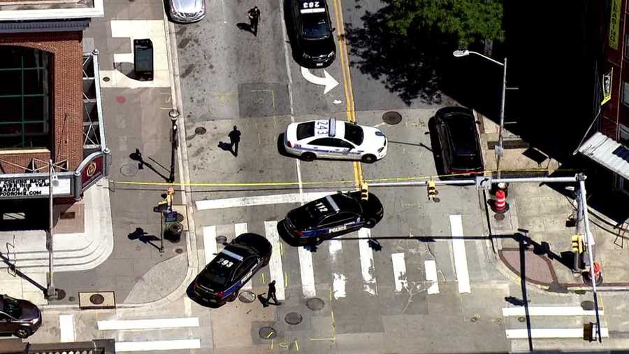 Woman found stabbed in leg in downtown Baltimore