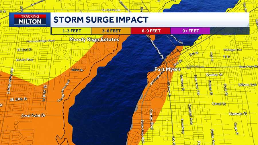 Hurricane Milton: storm surge neighborhood-by-neighborhood breakdown