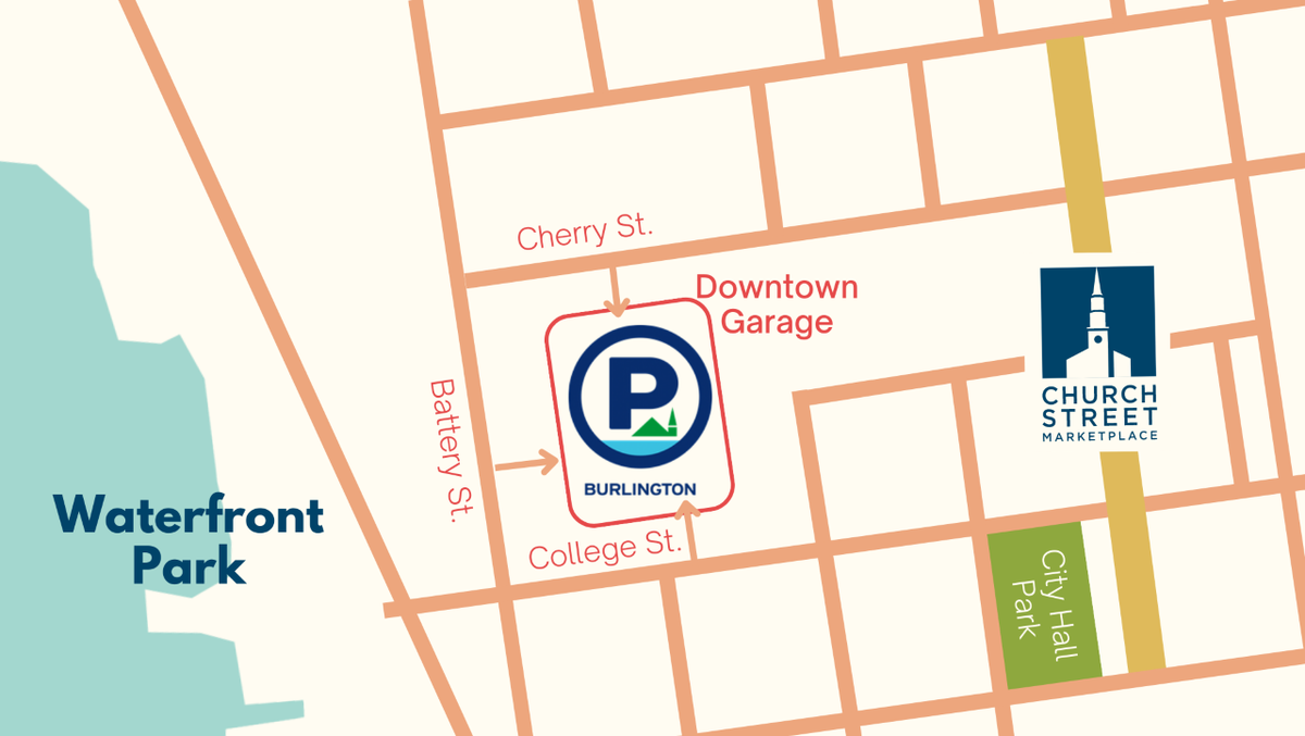Downtown Garage open in Burlington as Marketplace Garage undergoes