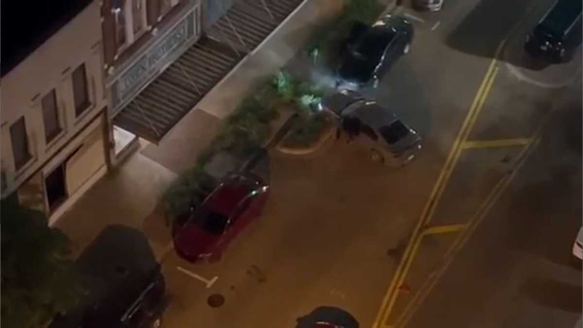 Aftermath of shootout in downtown Jackson caught on camera