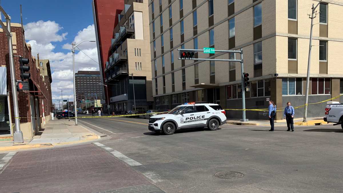 Albuquerque Police investigate shooting in downtown