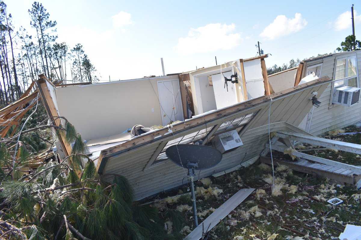 number of homes destroyed by hurricane michael