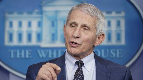 FILE - Dr. Anthony Fauci, director of the National Institute of Allergy and Infectious Diseases, speaks during the daily briefing at the White House in Washington, Wednesday, Dec. 1, 2021.