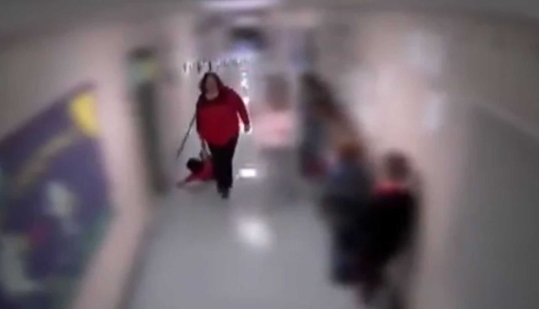 Teacher fired after disturbing video shows her dragging 9-year-old