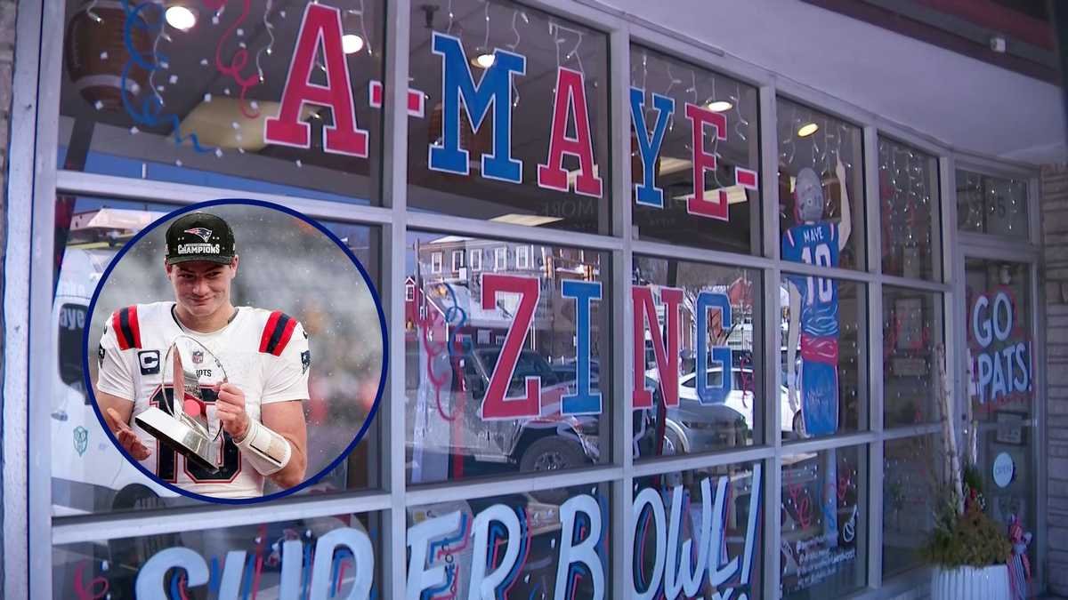 Signs, name changes, and home decor: Maye-mania sweeps through Massachusetts