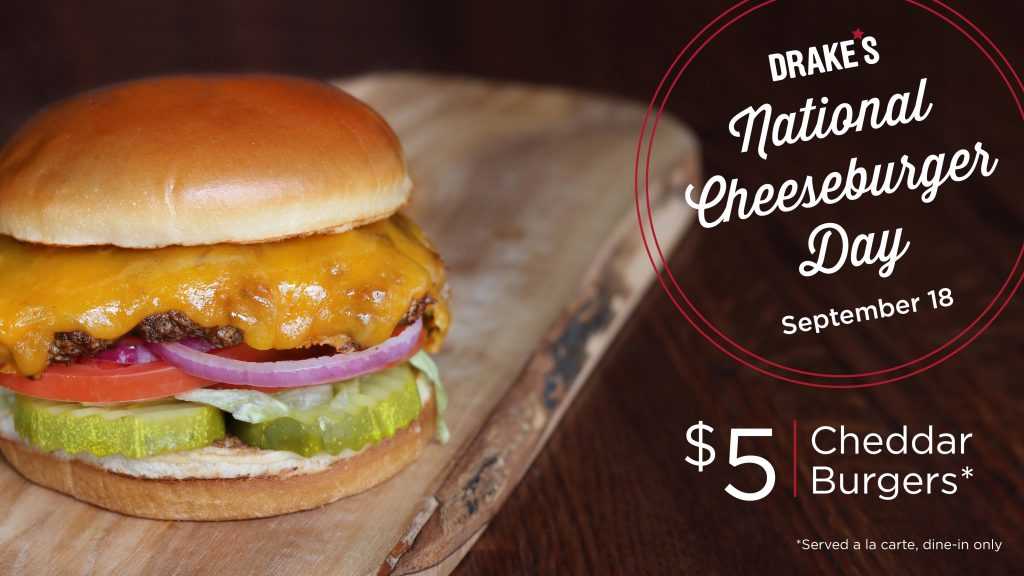September 18th is National Cheeseburger Day which means we've got