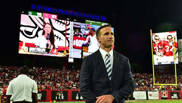 Drew Brees Record Football Now On Display