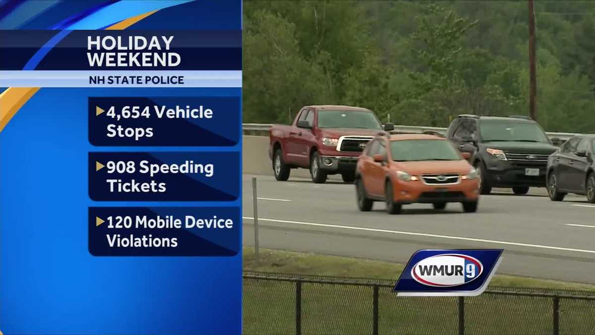 State police: No deadly crashes on NH roads over Memorial Day weekend