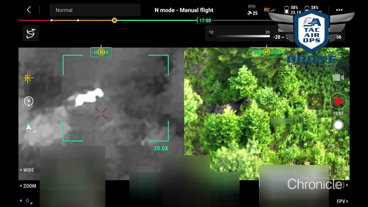 New Hampshire man's business uses drone technology to find missing pets